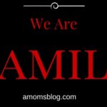 A black background with red lettering that says " we are amil ".
