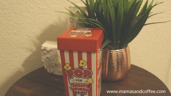 A box of pop corn on the table