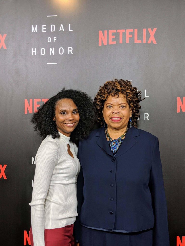 Mrs. Carter attending the D.C. Medal of Honor Documentary event. Honor her father-in-law. Episode 3