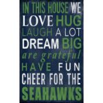 A picture of the seahawks with words written in it.