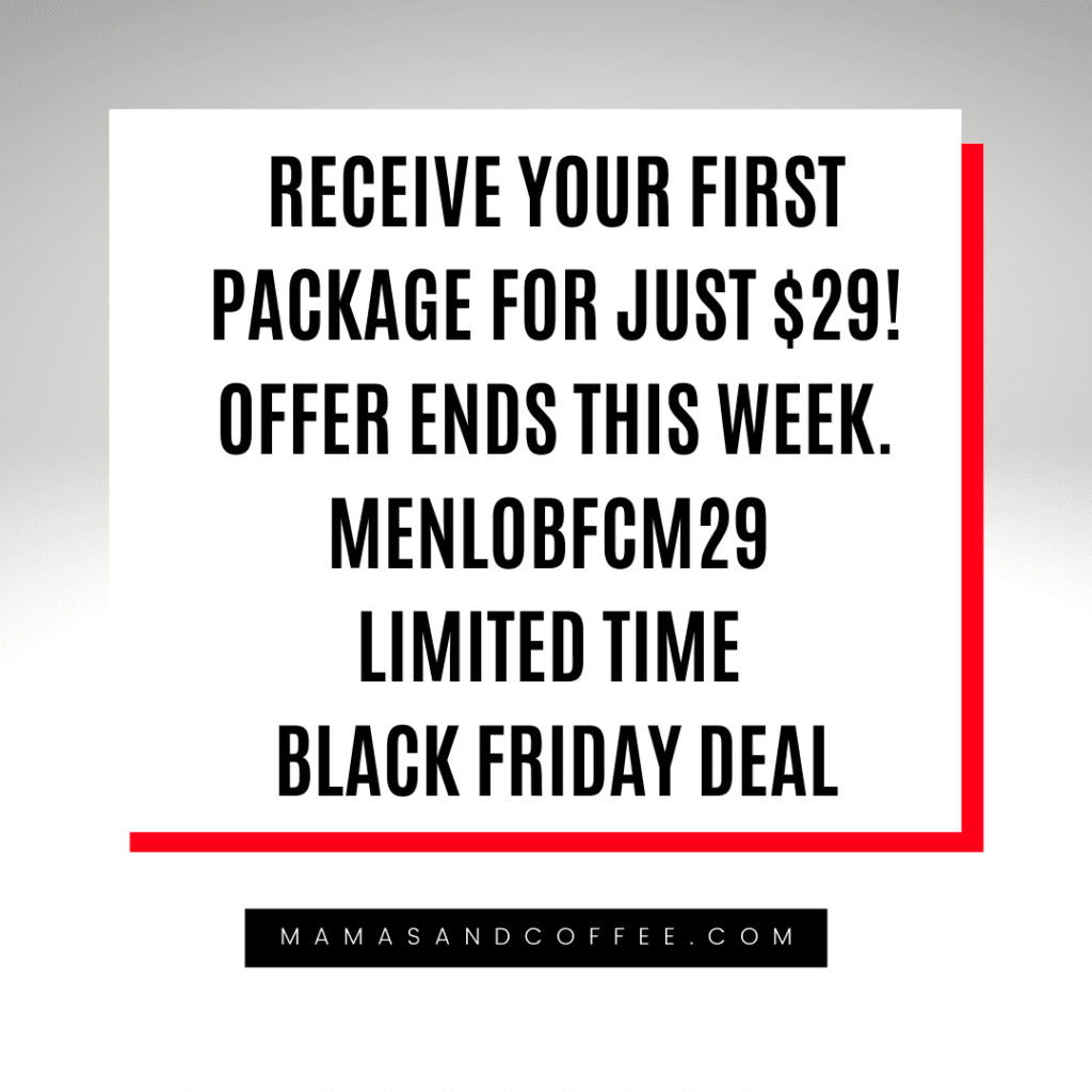 A black friday special offer for the first package.